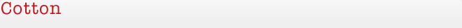 cotton